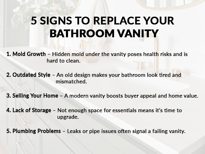 5 Signs to Replace Your Bathroom Vanity