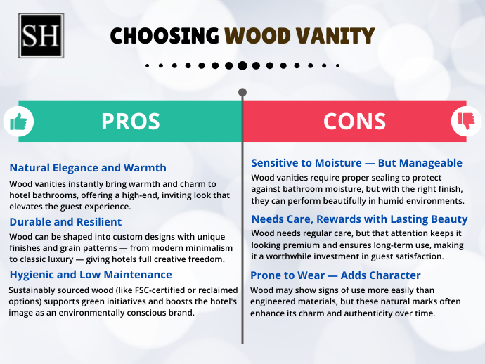 wood vanity