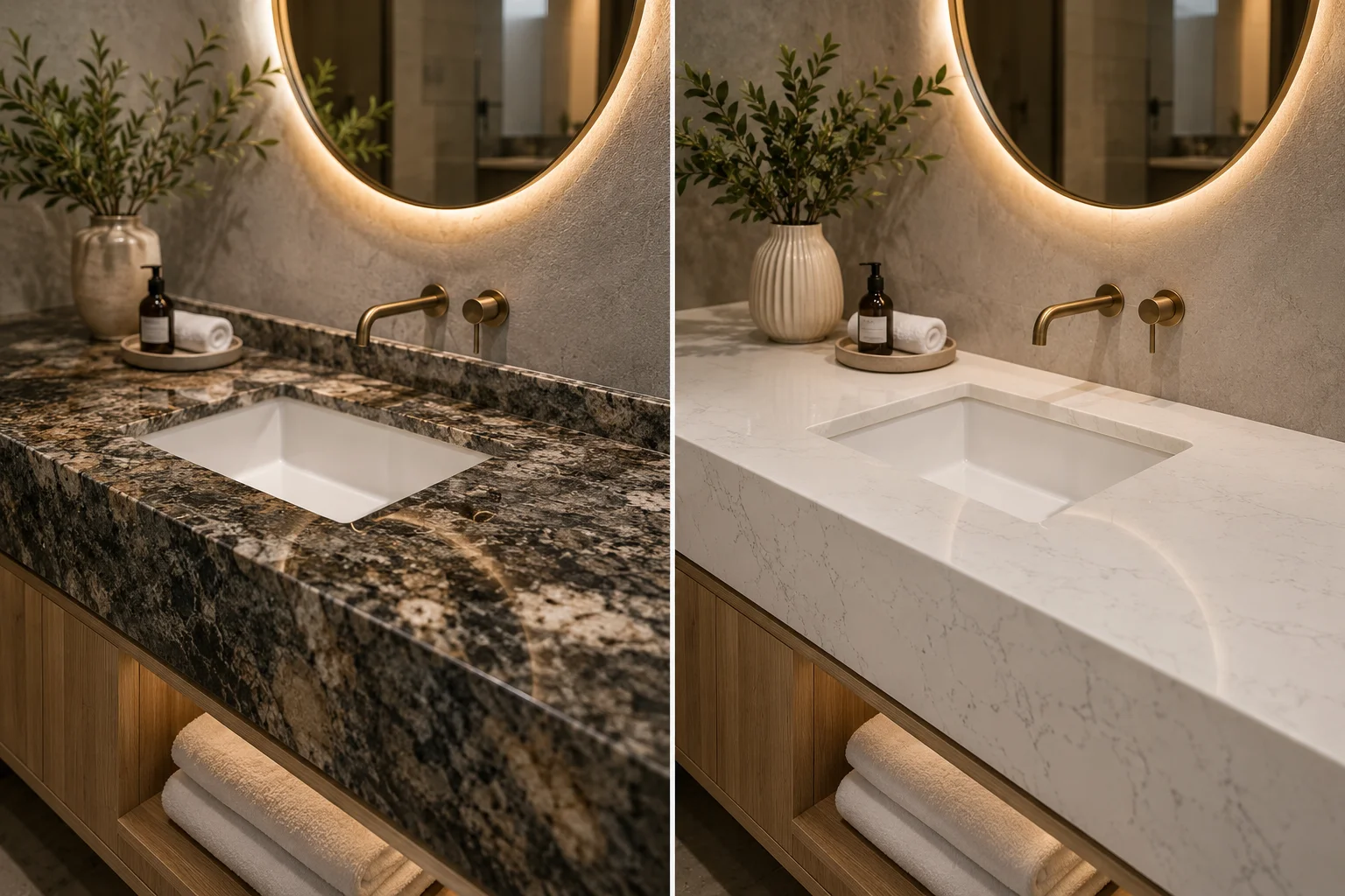 Granite vs Quartz