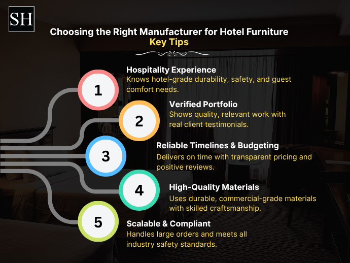 Key Factors to Consider When Choosing Custom Hospitality Furniture Manufacturers