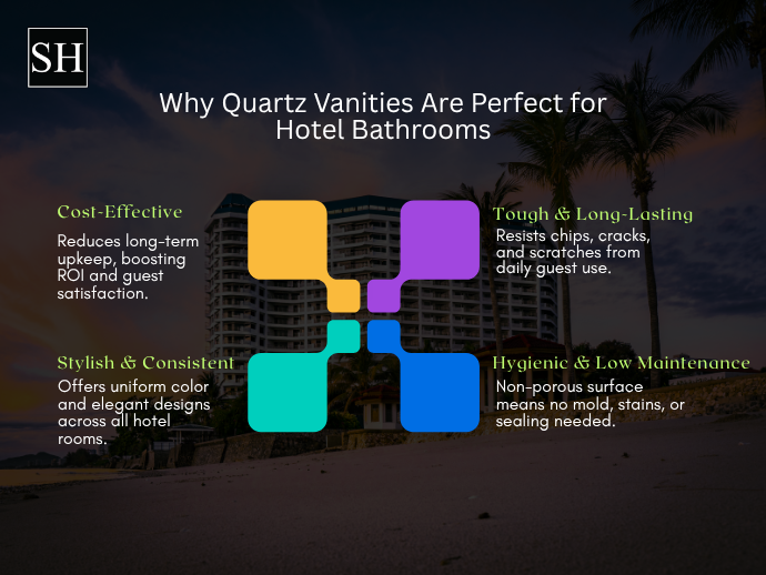 Why Quartz Vanities Are Perfect for Hotel Bathrooms