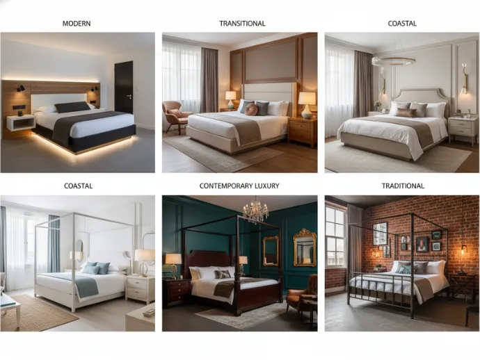 Popular Hotel Bedroom Furniture Styles in the USA