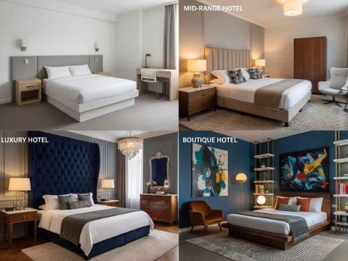 Hotel Bedroom Furniture by Hotel Category and Budget