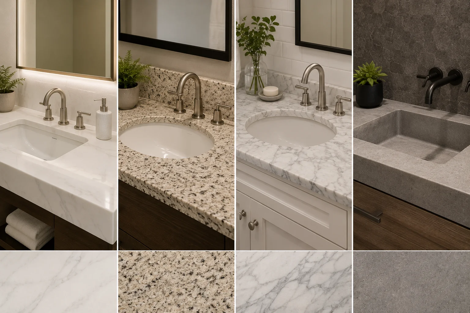 Cultured Marble vs Other Bathroom Materials