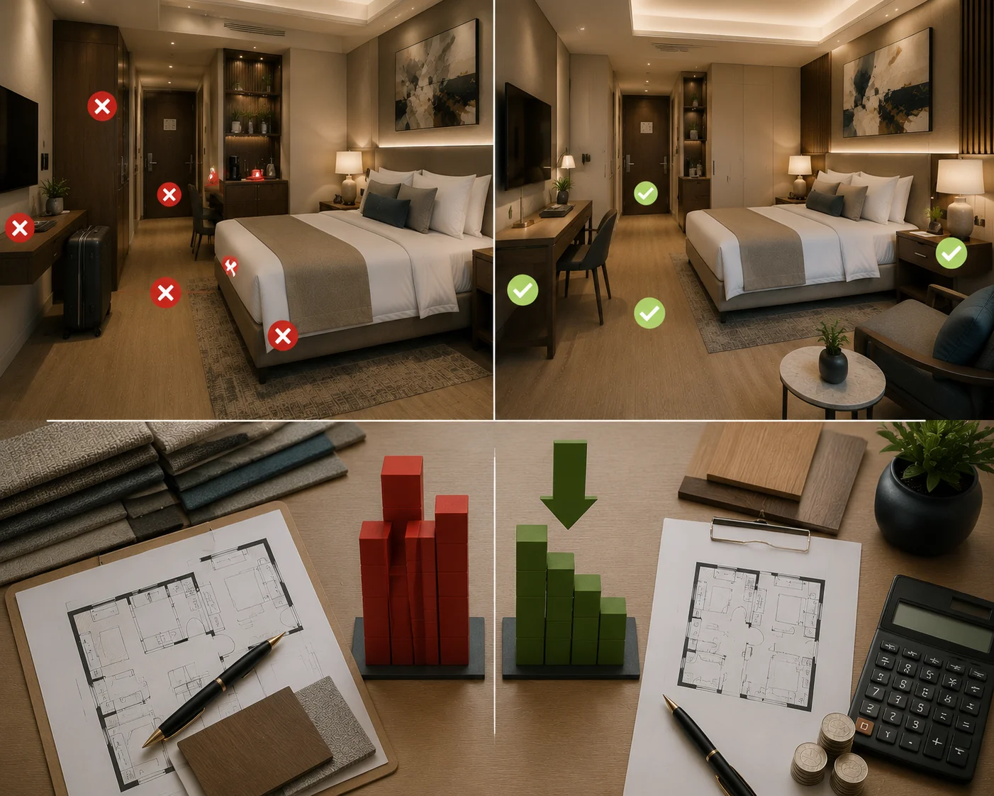 How layout decisions affect your budget