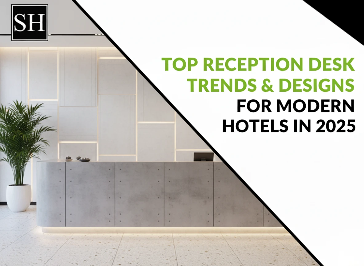 Top Reception Desk Trends & Designs for Modern Hotels in 2025