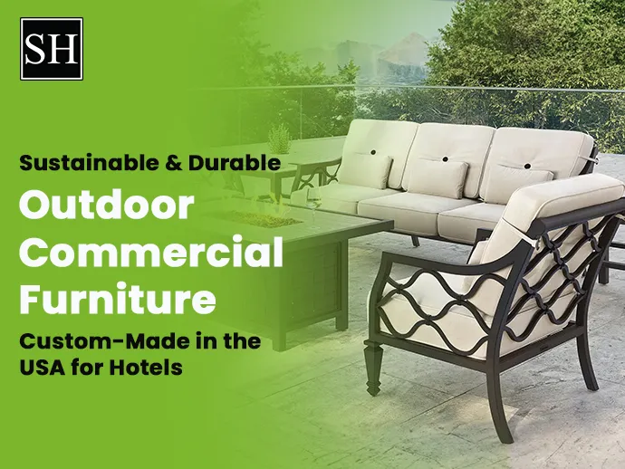 Sustainable Outdoor Commercial Grade Furniture | Custom-Made in the USA