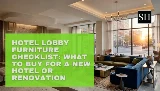 Hotel Lobby Furniture Checklist