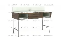 Single sink vanity with open storage for hotel bathrooms-2