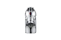 Contemporary angled faucet for high-end boutique guest ensuites
