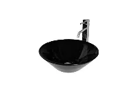 Modern square vessel sink featuring gently rounded corners for a softened, contemporary silhouette