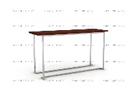 Sleek minimalist console showcasing a refined, shallow silhouette with architectural metal legs