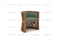 distinctive wood base lounge chair design