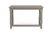 Contemporary X-Leg Workstation: Monolithic minimalist frame offering open legroom and a high-impact geometric silhouette