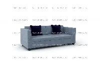 Modern Upholstered Sofa with Box Arms – Commercial Seating - 2