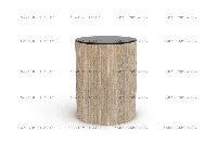 Contemporary wire-base table with intricate vertical spokes and a seamless, high-quality finish