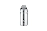 Durable angled spout basin faucet in a professional metallic finish