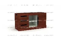 Modern hotel multimedia unit with drawers and shelves-5