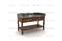 Upscale bathroom countertop crafted from premium-grade granite with a seamless undermount sink integration and a wide, polished deck