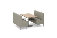 Senior Living Booth Dining Set  -1