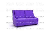 Modern Upholstered Loveseat Sofa with Plush Cushions - 2