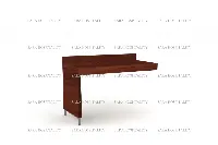 Modern L-shaped desk with woodgrain finish-5