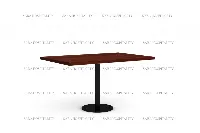 Architectural pedestal stand featuring a polished finish and a geometric form that acts as a functional art piece