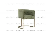 Sculptural Metal Base Designer Chair for high-end hotel morning halls