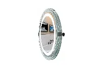 Durable front-lit vanity mirror with a professional wide-set illumination design