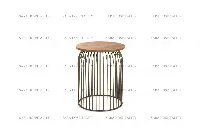 Modern wireframe accent table featuring an airy, translucent base and a clean-lined, minimalist tabletop