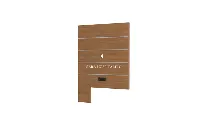 Modern Hospitality TV Panel with Built-in Cable Management - 1
