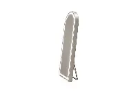 Durable tall mirror with a radius-corner design for high-end commercial interiors