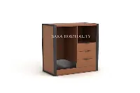 Hospitality Multimedia Combo with Storage and Appliance Space - 2
