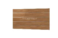 Hospitality headboard with dual-tone woodgrain finish and horizontal accent panels - 4