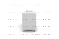 Architectural luxury stone vanity top showcasing a substantial 4-inch apron and a sophisticated, multi-layered polished finish