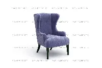High-Back Wingback Lounge Chair for luxury hotel buffet alcoves