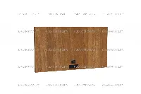 Hotel TV back panel with power outlet and woodgrain finish-3