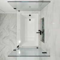 Durable alcove tub shower surround for long-lasting use