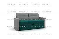 Modern dual-tone convertible sofa with plush seating -4