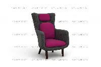 Period Heritage Lounge Chair for historic breakfast inn sunrooms