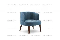 Chic Barrel Lounge Chair for intimate morning coffee corners