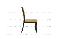Sleek Elegant Upholstered Side Chair for boutique morning cafes