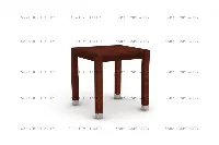 Minimalist square pedestal table featuring a balanced, sturdy frame and a clutter-free aesthetic
