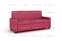 Contemporary Upholstered Sofa in Blue Fabric - 4