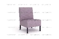 Stately Elevated-Back Lounge Chair for historic breakfast inn libraries