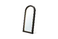 Elegant floor-to-ceiling mirror with a minimalist border for high-end resort interiors