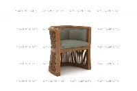 premium wood base lounge chair