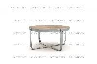 Contemporary center table showcasing a sleek, minimalist silhouette with clean edges and a seamless finish