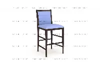 Minimalist Cushion Back Dining Chair for boutique inn breakfast rooms.