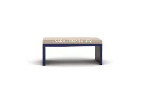 Hospitality Luggage Bench with Cushioned Top - 3